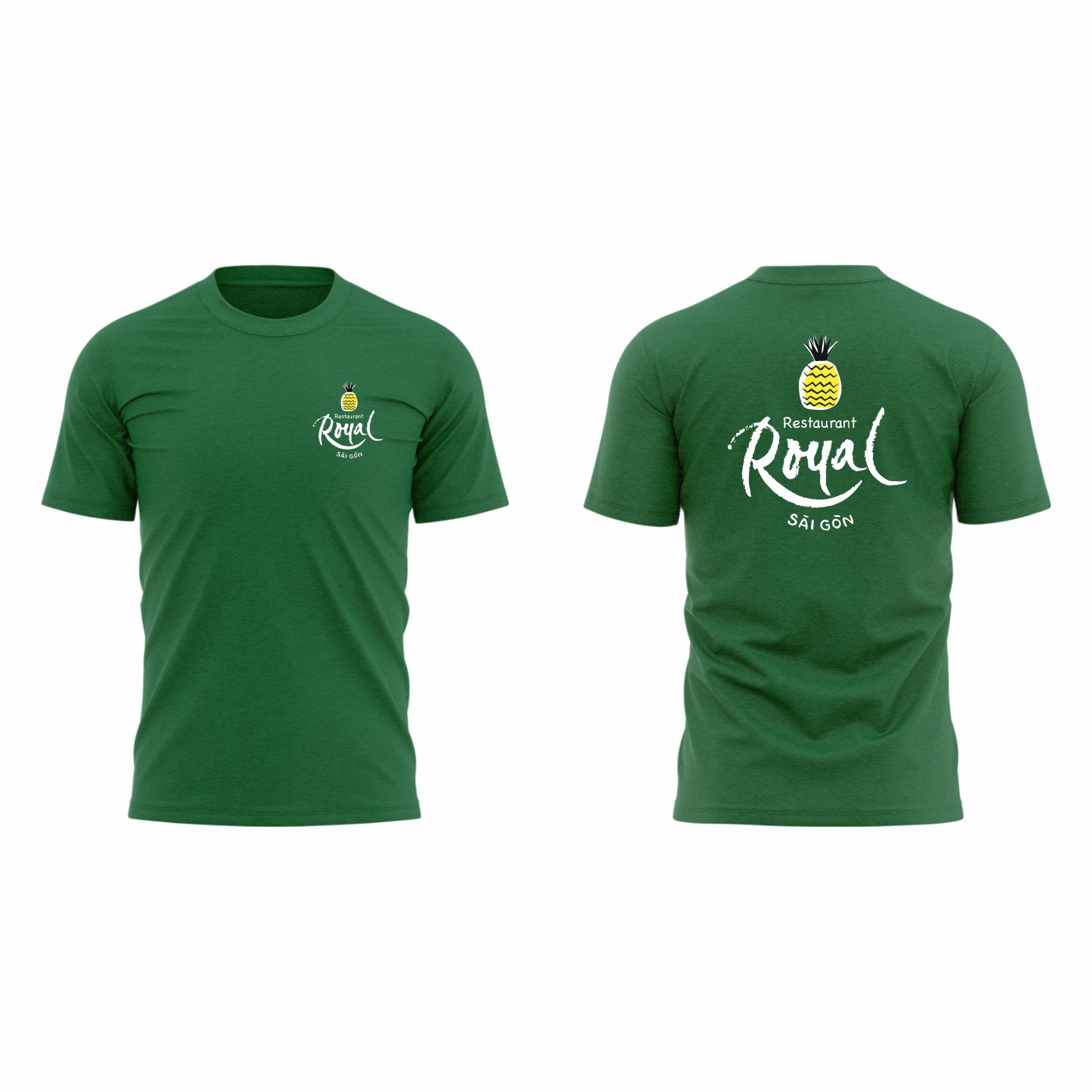 Áo thun đồng phục cổ tròn